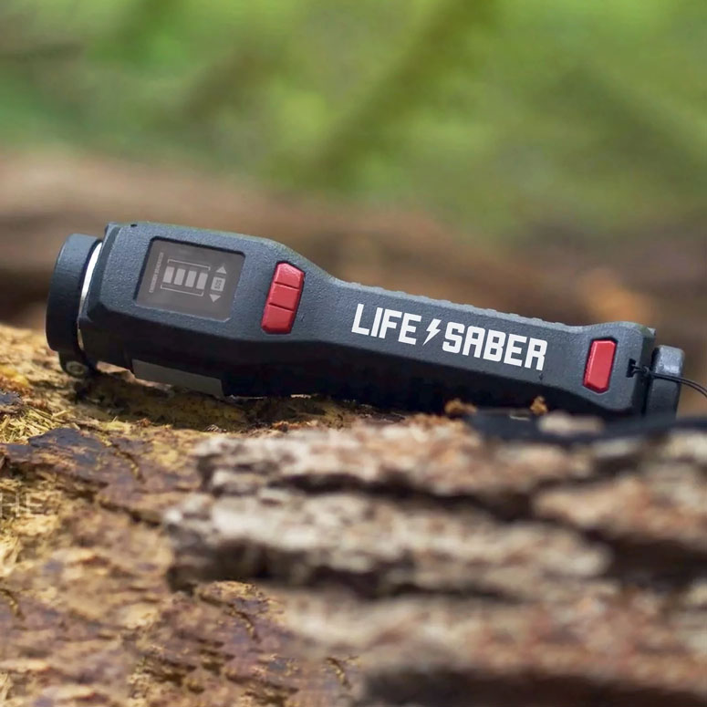 LIFESABER – Power Supply For Wilderness Survival