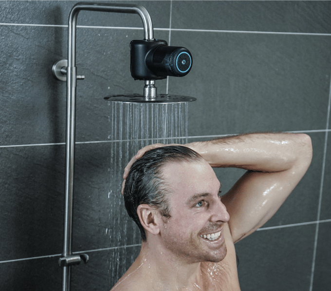 Shower douche. Bluetooth Shower.