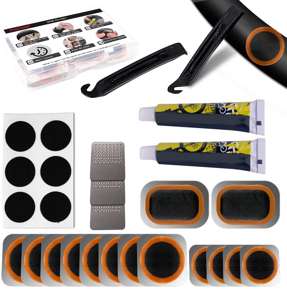 Exppsaf Bike Inner Tire Patch Repair Kit