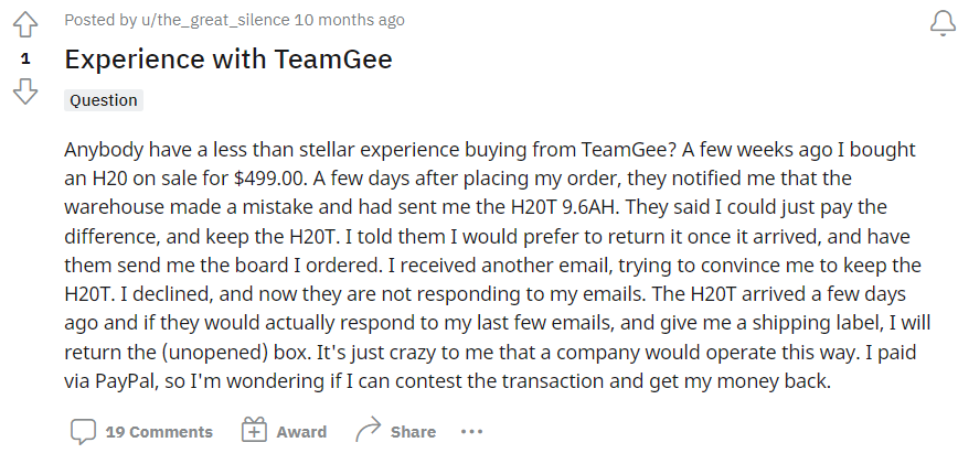 teamgee h20t review