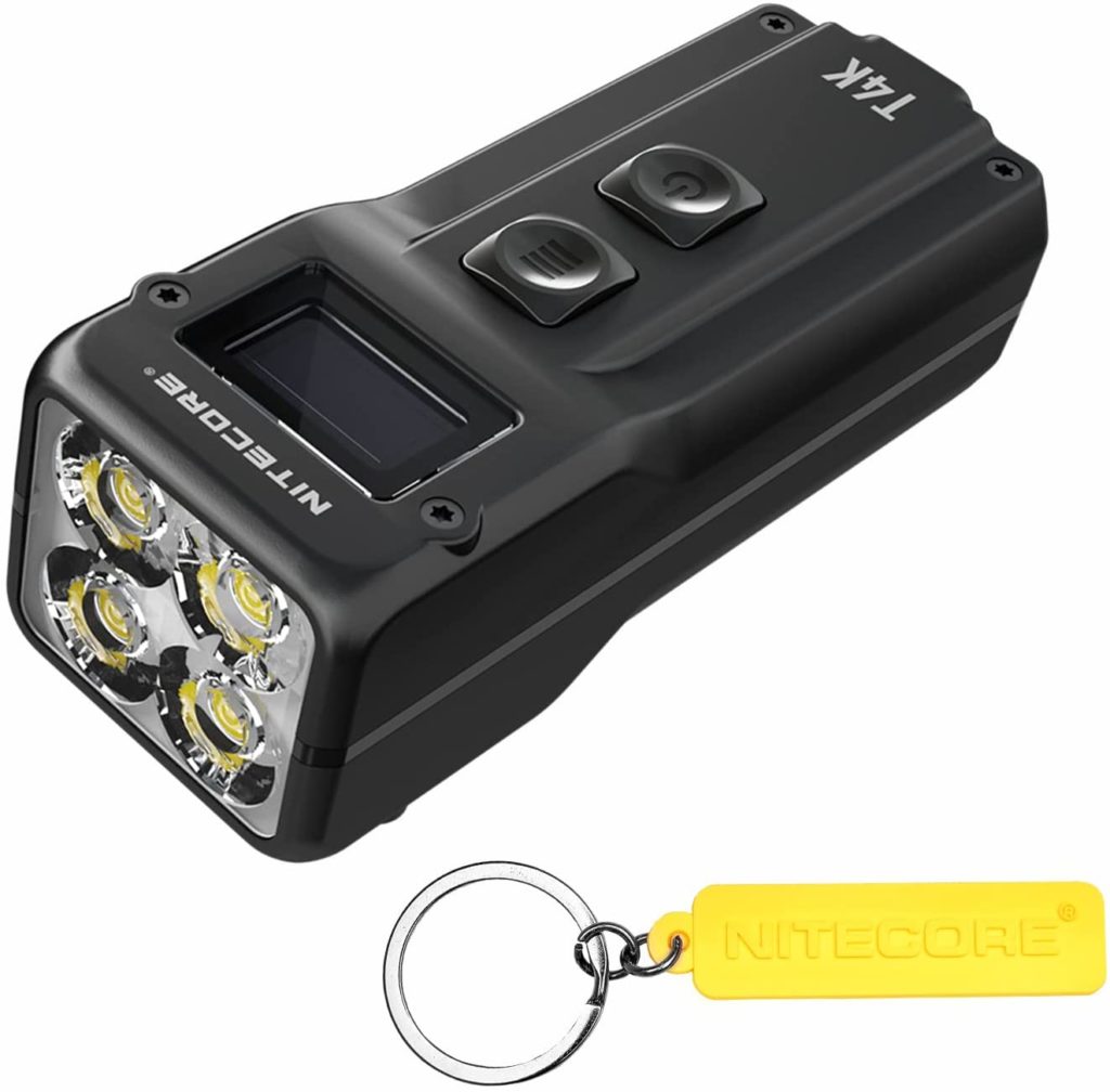 Nitecore T4K 4000 Lumen EDC Keychain Flashlight