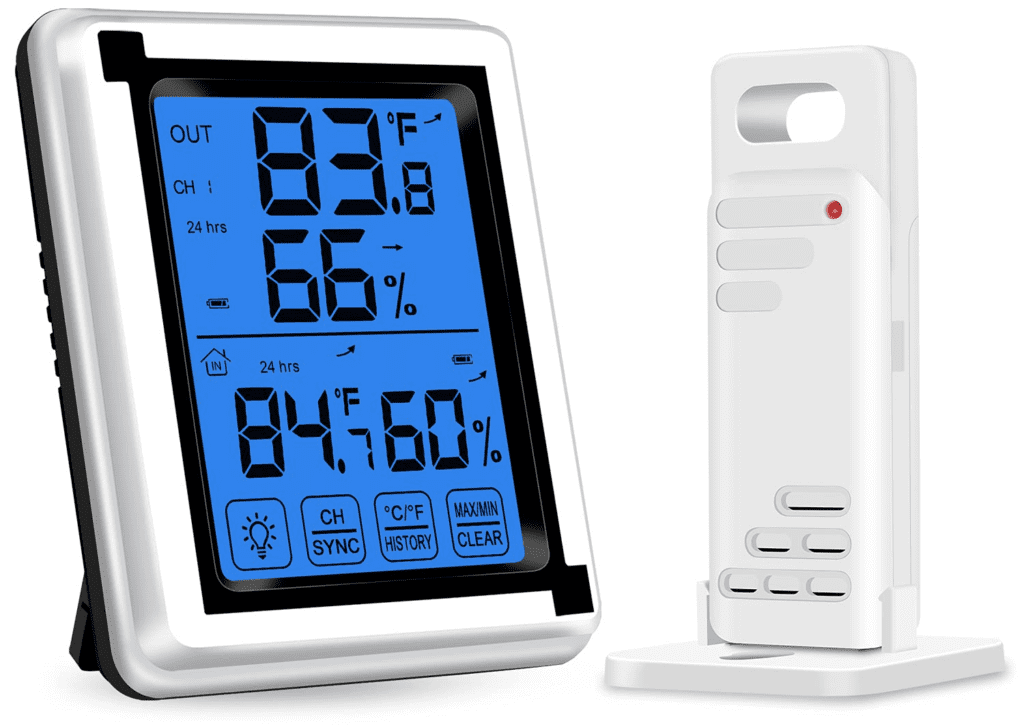 Hygrometer Humidity Gauge Meter
Indoor-Outdoor Thermometer